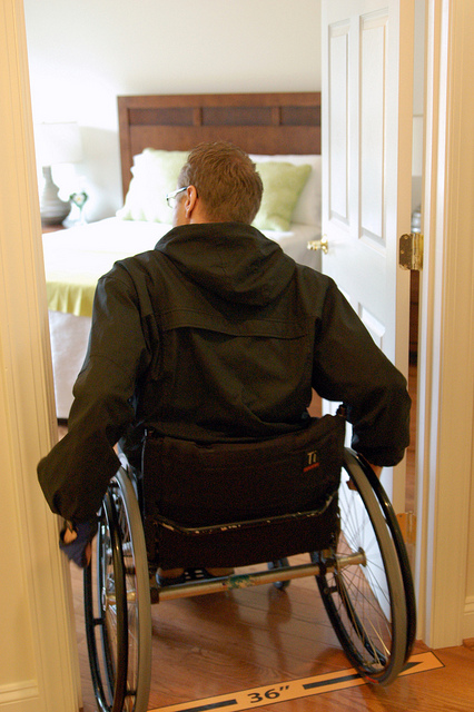 Are your doors wide enough for a wheelchair? (Photo courtesy of Fairfax County, VA via Flickr)