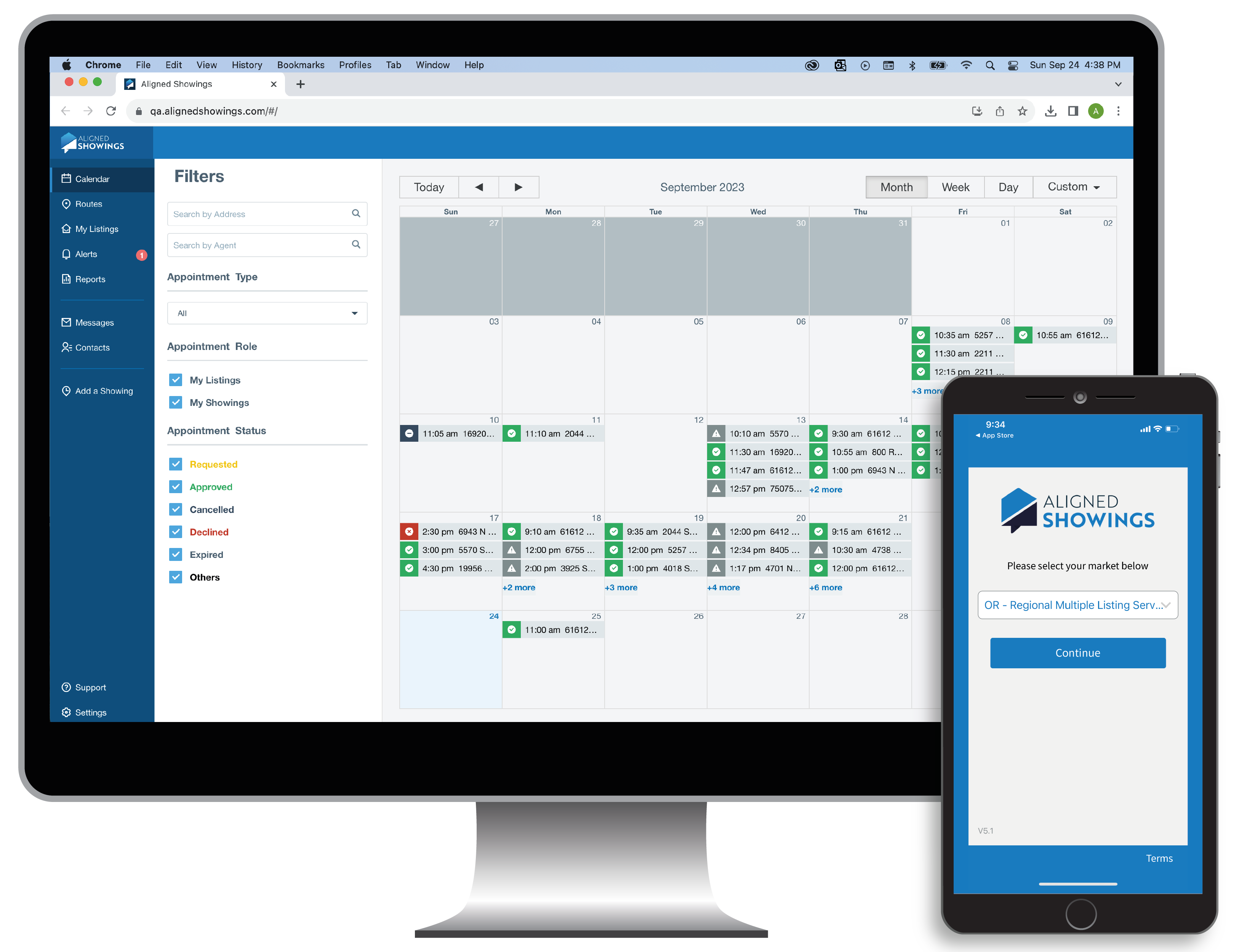 RMLS Aligned Showings RMLScentral